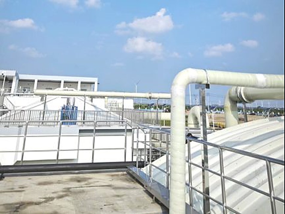 Water Quality Monitoring at a Yantai Industrial-Park WWTP