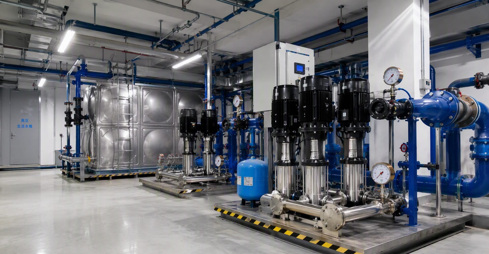 Secondary Water Supply Monitoring — application scenario